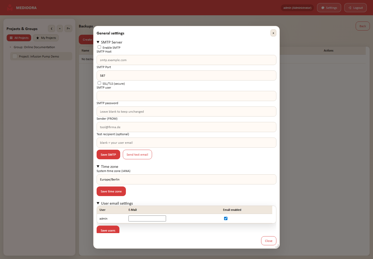 MEDIOORA: Operations, maintenance and support